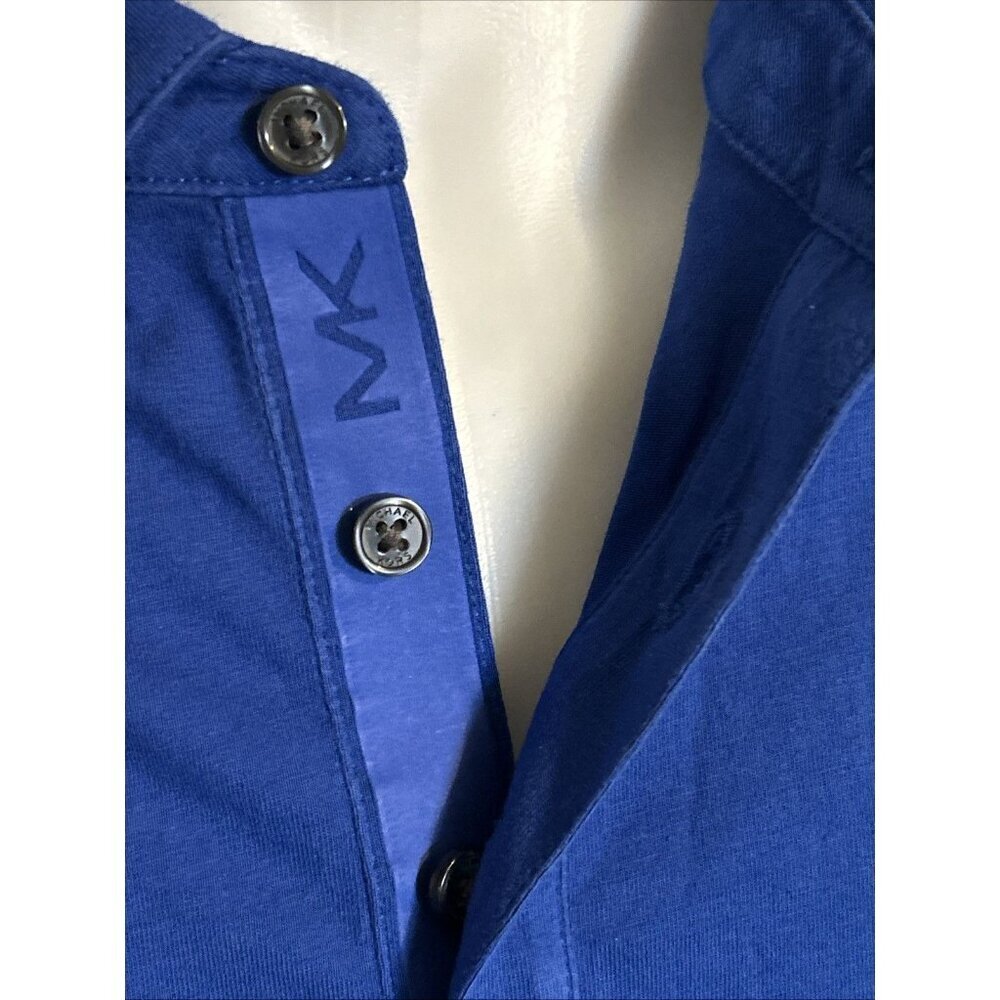 Michael Kors Bright Navy Blue Polo Shirt Large Excellent Condition - Picture 6 of 8